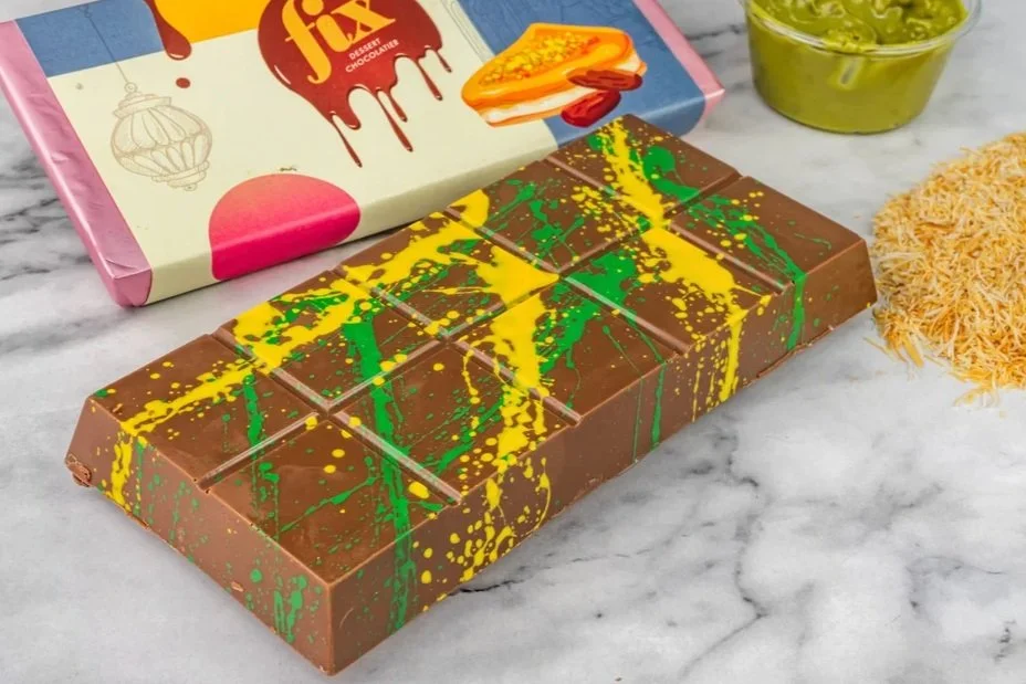The Viral Dubai Pistachio and Knafeh Chocolate Bar — Antoniou
